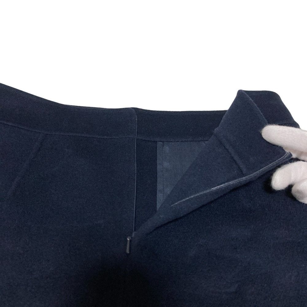 Max Mara MaxMara S Max Mara CUCITO A MANO Wool Skirt Leather Skirts 25291060116 DUTY FREE for USA Size ONE SIZE - 4 Thumbnail