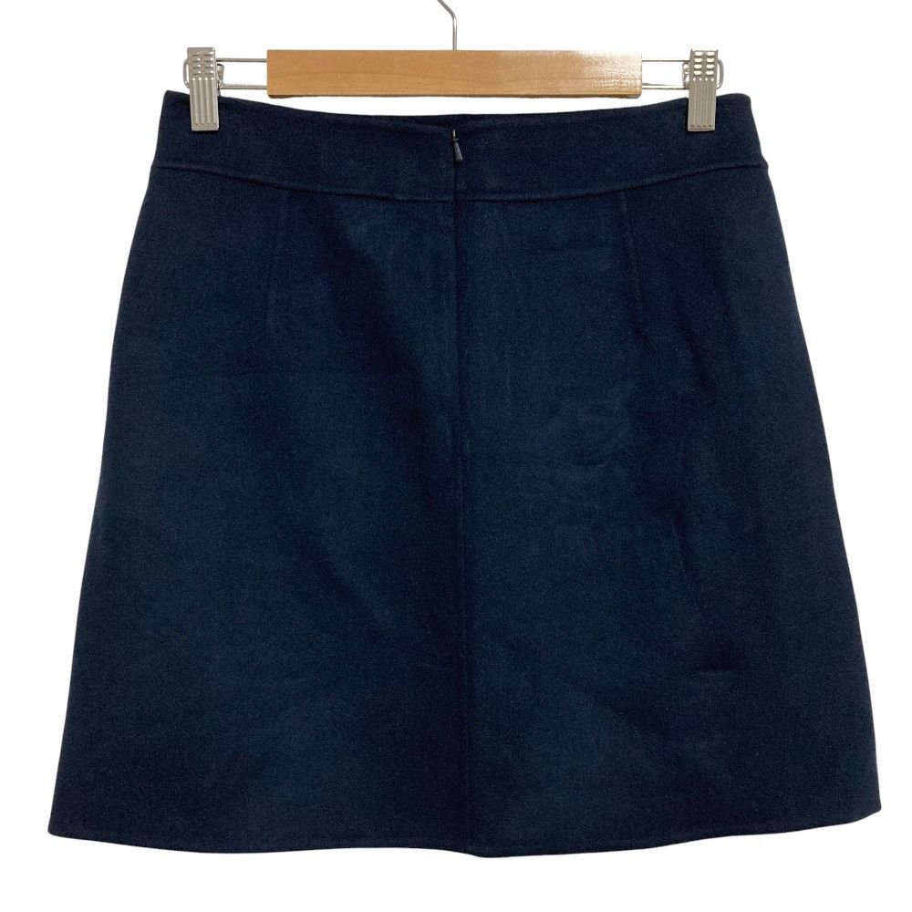 Max Mara MaxMara S Max Mara CUCITO A MANO Wool Skirt Leather Skirts 25291060116 DUTY FREE for USA Size ONE SIZE - 3 Thumbnail