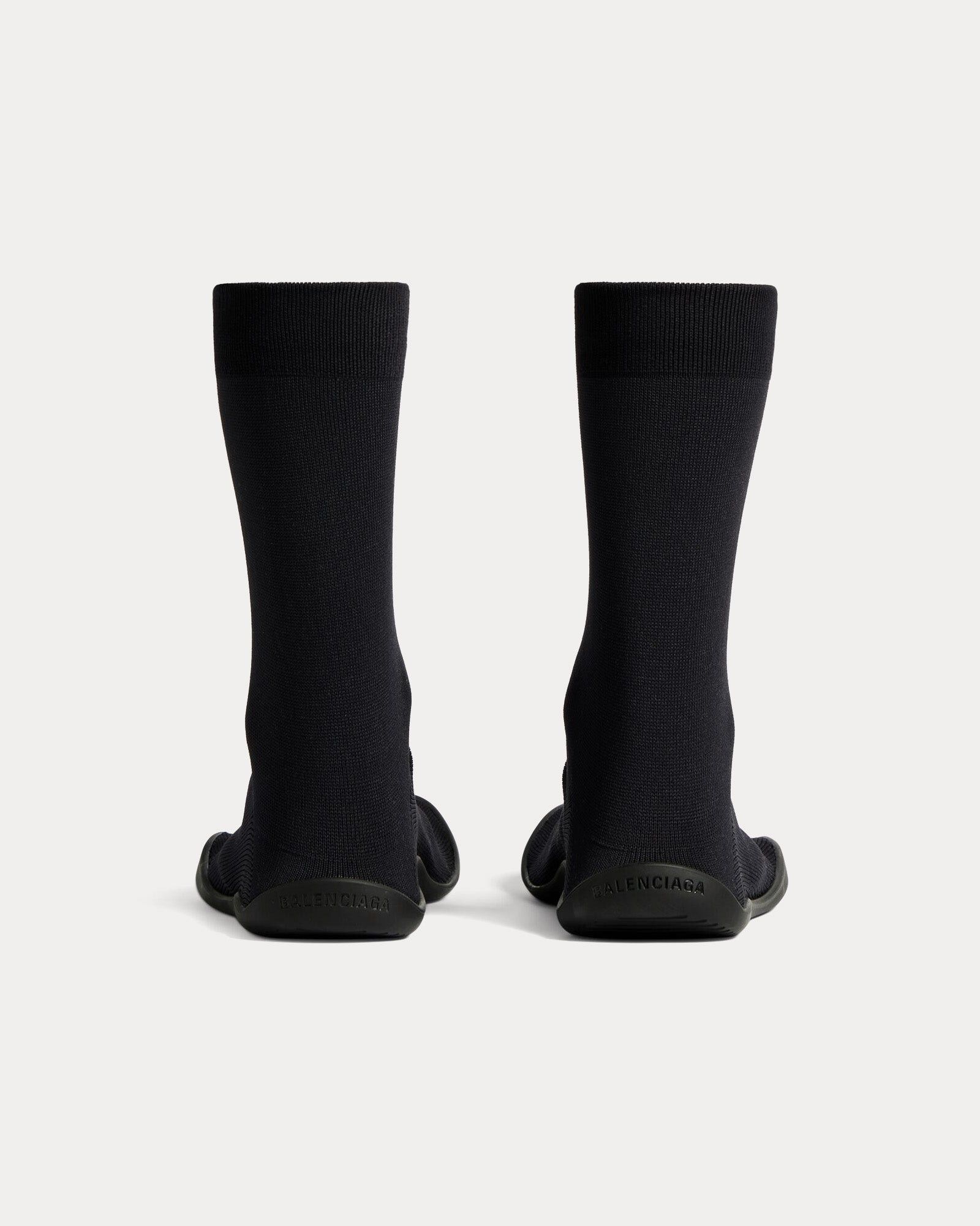 Balenciaga Sock Technical Knit Black High Top Sneakers Size US 7 / EU 40 - 3 Thumbnail