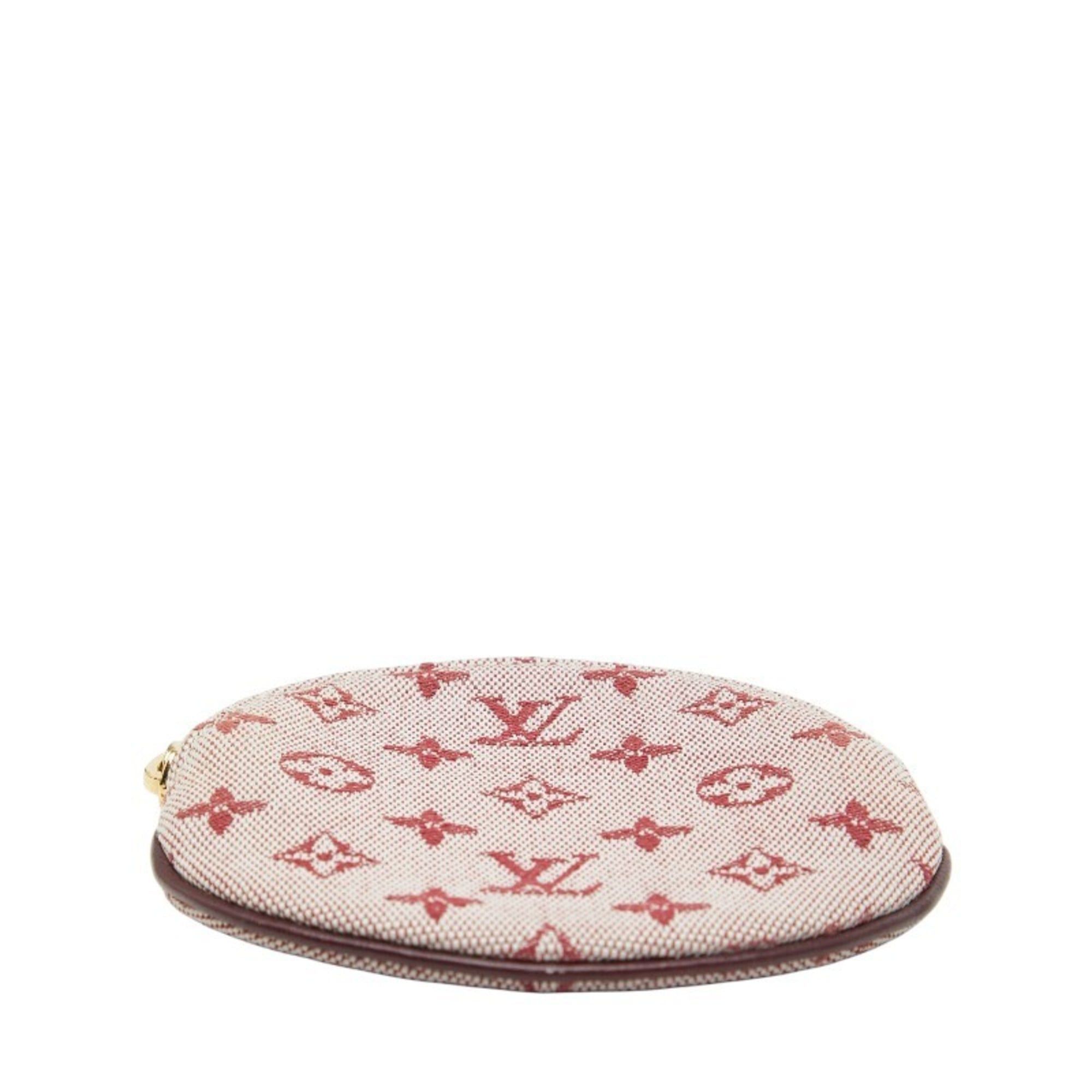 Louis Vuitton Louis Vuitton Monogram Mini Porte Monnaie Long Wallet/Coin Case M92462 Cerise Red Canvas and Leather Women's LOUIS VUITTON Size ONE SIZE - 3 Thumbnail