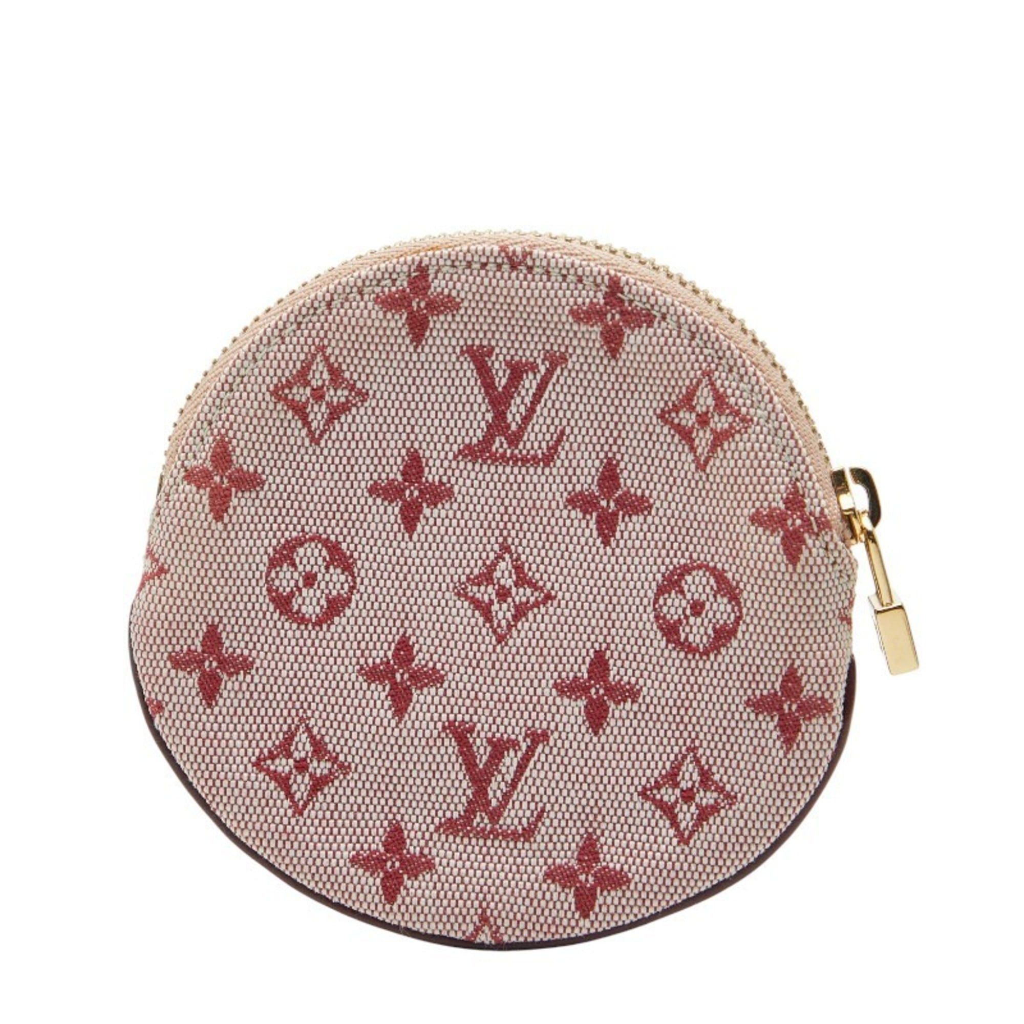 Louis Vuitton Louis Vuitton Monogram Mini Porte Monnaie Long Wallet/Coin Case M92462 Cerise Red Canvas and Leather Women's LOUIS VUITTON Size ONE SIZE - 2 Thumbnail