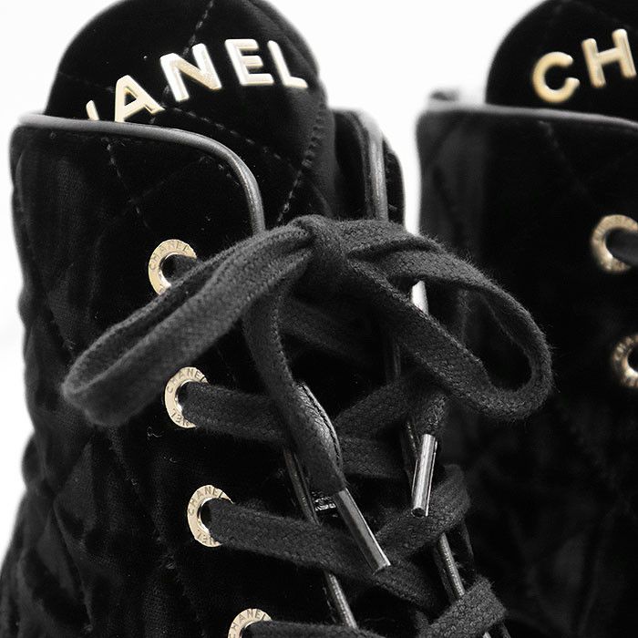 Chanel Chanel Chanel Matelasse Velour Boots Suede Shoes G45798 DUTY FREE for USA Size ONE SIZE - 13 Thumbnail