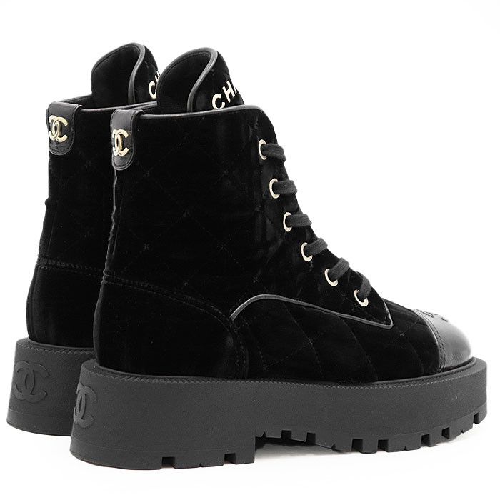 Chanel Chanel Chanel Matelasse Velour Boots Suede Shoes G45798 DUTY FREE for USA Size ONE SIZE - 15 Thumbnail