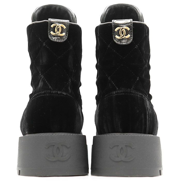 Chanel Chanel Chanel Matelasse Velour Boots Suede Shoes G45798 DUTY FREE for USA Size ONE SIZE - 6 Thumbnail