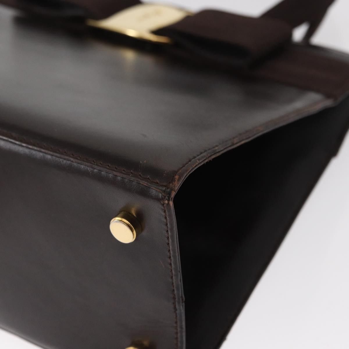 Salvatore Ferragamo Salvatore Ferragamo Convertible Vara Bow Tote Leather Size ONE SIZE - 10 Thumbnail