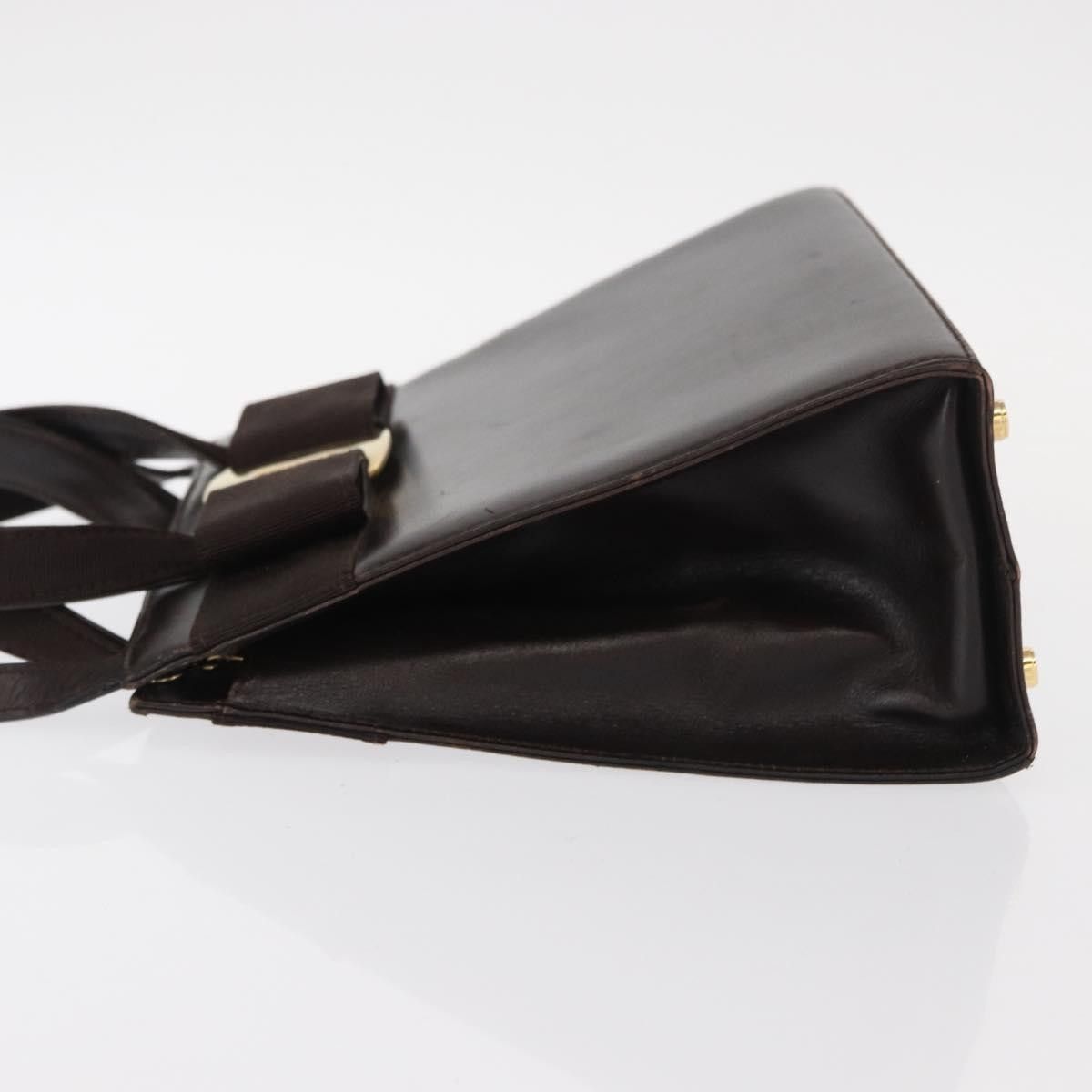 Salvatore Ferragamo Salvatore Ferragamo Convertible Vara Bow Tote Leather Size ONE SIZE - 4 Thumbnail