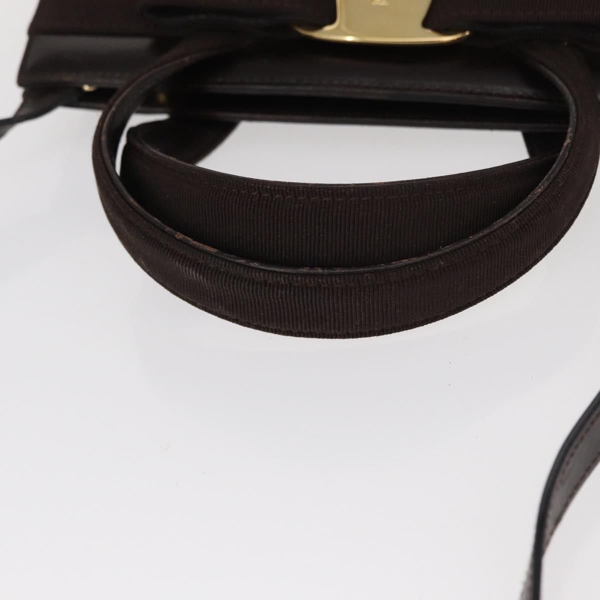 Salvatore Ferragamo Salvatore Ferragamo Convertible Vara Bow Tote Leather Size ONE SIZE - 7 Thumbnail