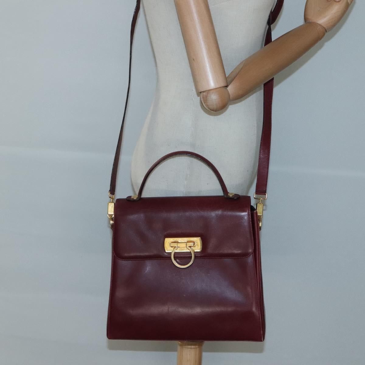 Salvatore Ferragamo Salvatore Ferragamo Gancini handbag Leather Size ONE SIZE - 14 Thumbnail