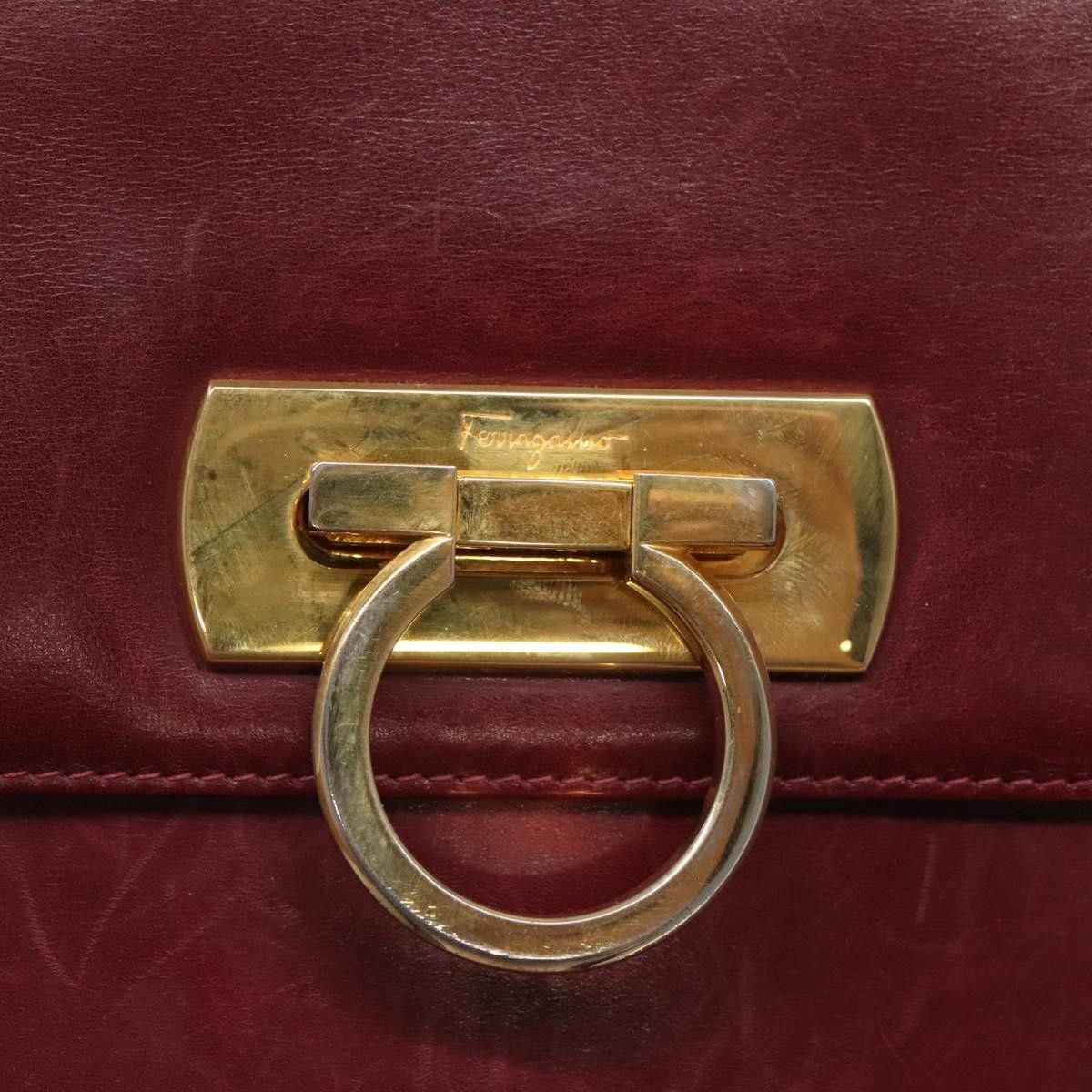 Salvatore Ferragamo Salvatore Ferragamo Gancini handbag Leather Size ONE SIZE - 12 Thumbnail