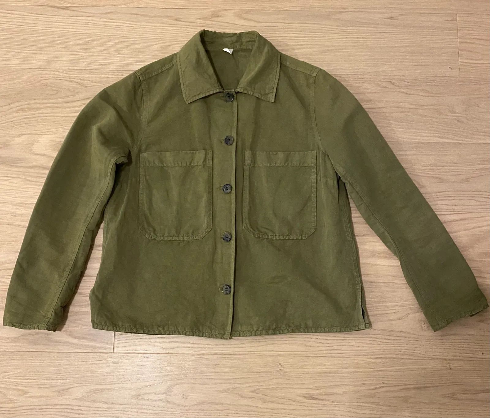 Arket Arket Overshirt i linenblandning Jacket Size XS / US 0-2 / IT 36-38 - 4 Thumbnail