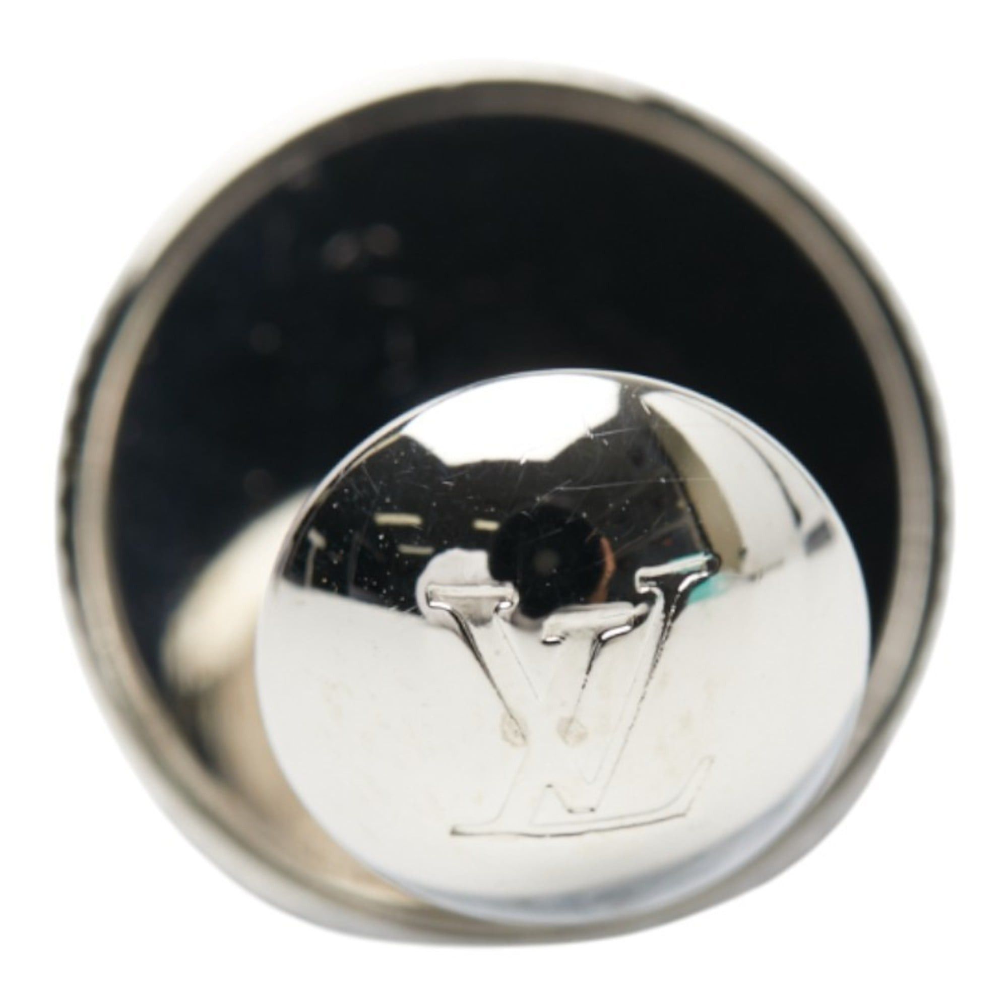 Louis Vuitton Louis Vuitton Bouton de Manchette Medallion Cufflinks M63673 Silver Metal Men's LOUIS VUITTON Size ONE SIZE - 5 Thumbnail