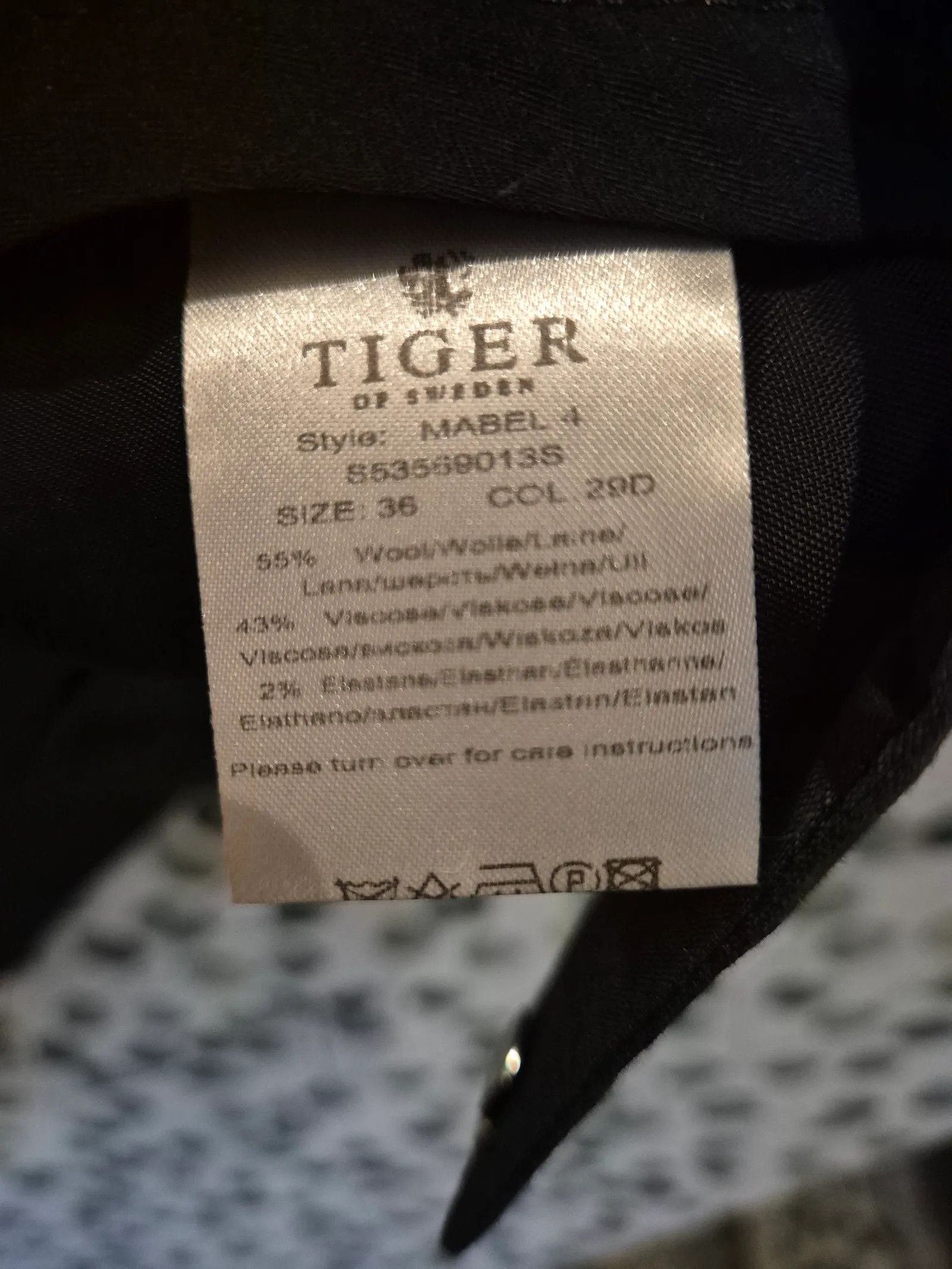 Tiger of Sweden Tiger of Sweden Mabel 4 Pants Size 26" / US 2 / IT 38 - 3 Thumbnail