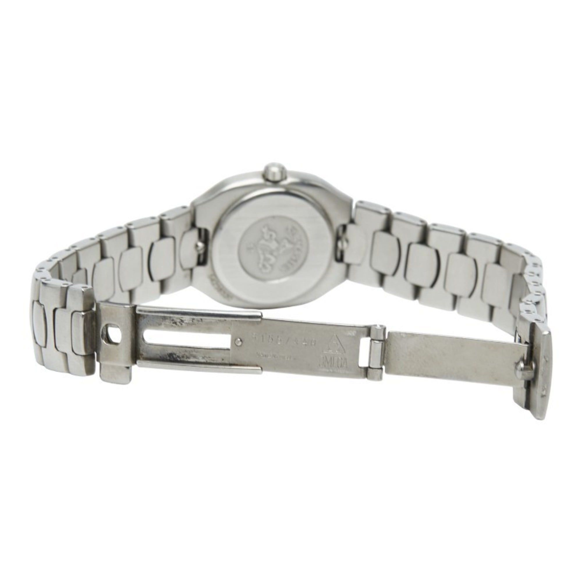 Omega Omega Seamaster Polaris Quartz Watch, Gray Dial, Stainless Steel, Yellow Gold, Women's, OMEGA Size ONE SIZE - 3 Thumbnail