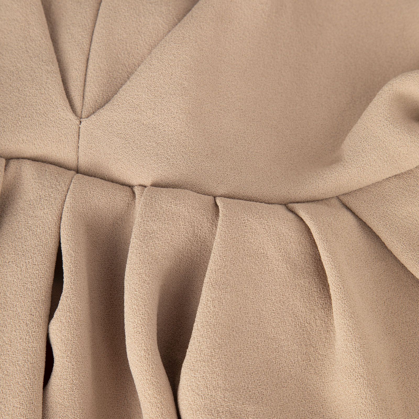 Iro Beige Long Sleeve Pleated Dress Size S / US 4 / IT 40 - 3 Thumbnail
