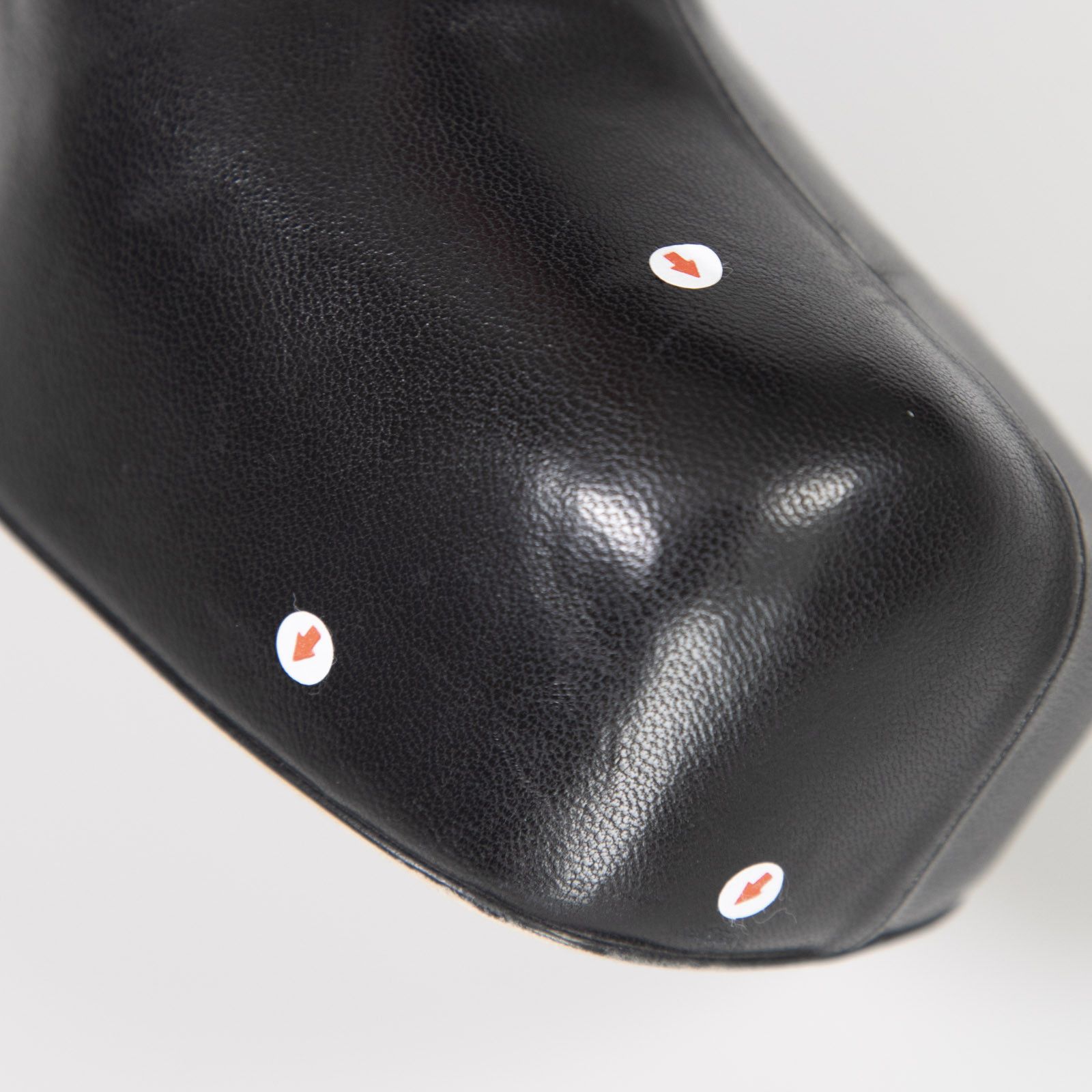 Bottega Veneta Black Square Toe Leather Boots Size US 9.5 / IT 39.5 - 12 Thumbnail