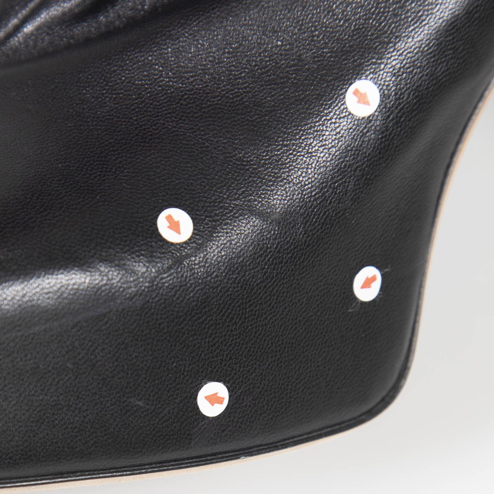 Bottega Veneta Black Square Toe Leather Boots Size US 9.5 / IT 39.5 - 13 Thumbnail