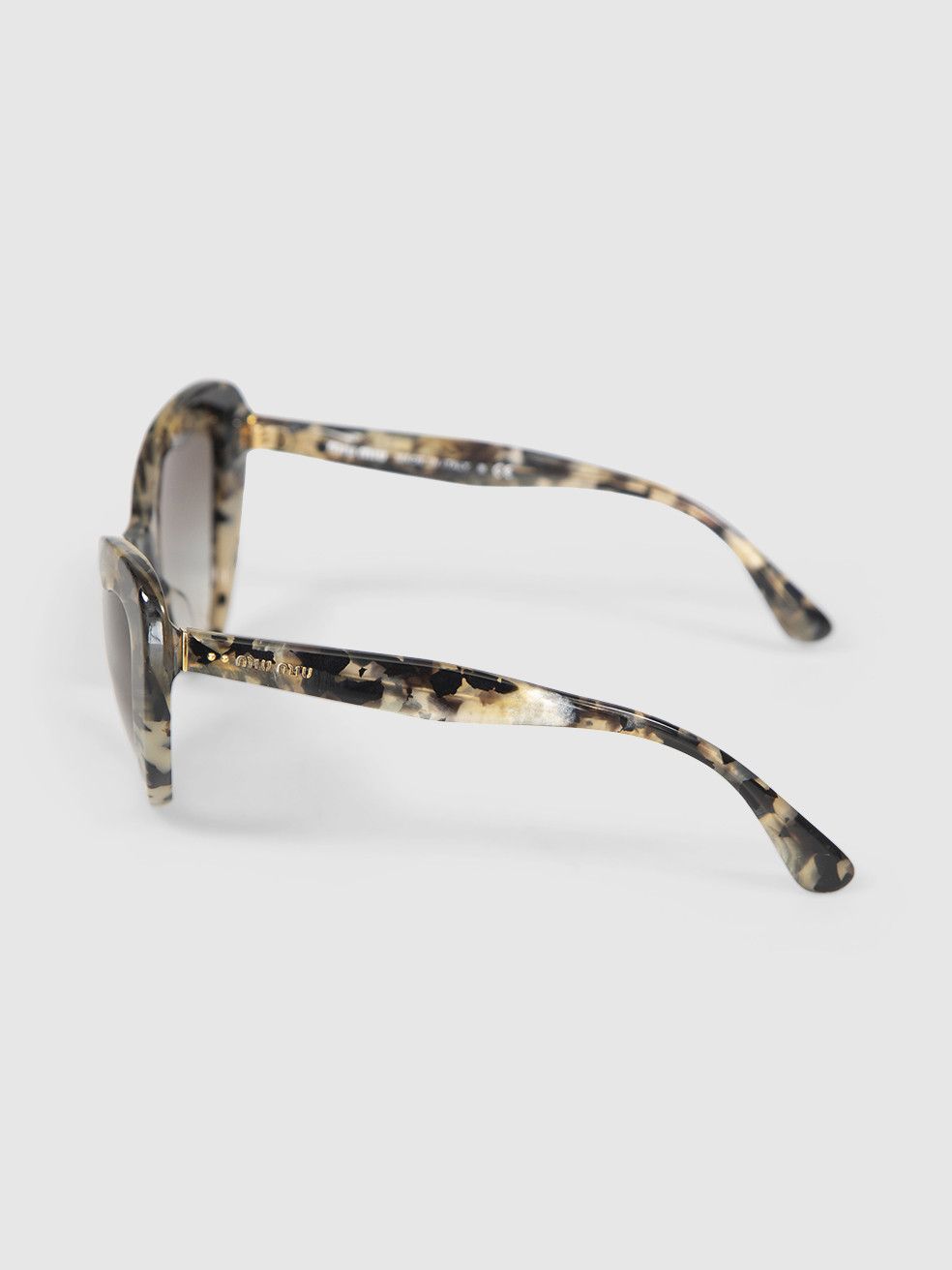 Miu Miu Tortoiseshell Cat Eye Gradient Sunglasses Size ONE SIZE - 5 Thumbnail