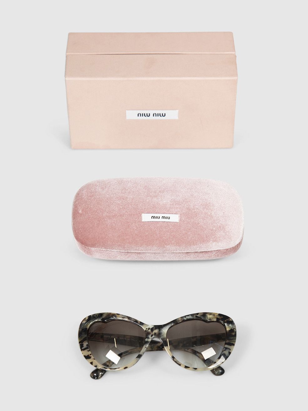 Miu Miu Tortoiseshell Cat Eye Gradient Sunglasses Size ONE SIZE - 3 Thumbnail