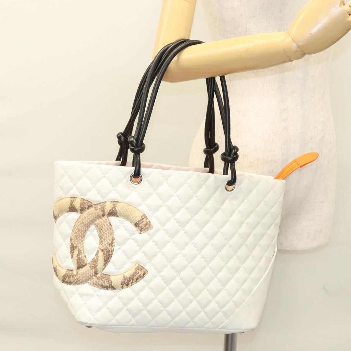 Chanel Chanel Cambon Tote Quilted Leather Size ONE SIZE - 15 Thumbnail