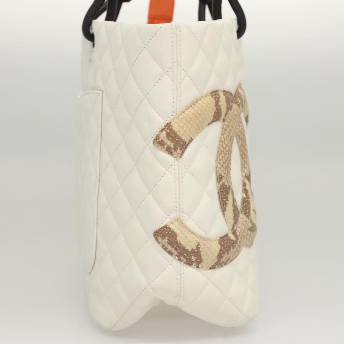 Chanel Chanel Cambon Tote Quilted Leather Size ONE SIZE - 4 Thumbnail