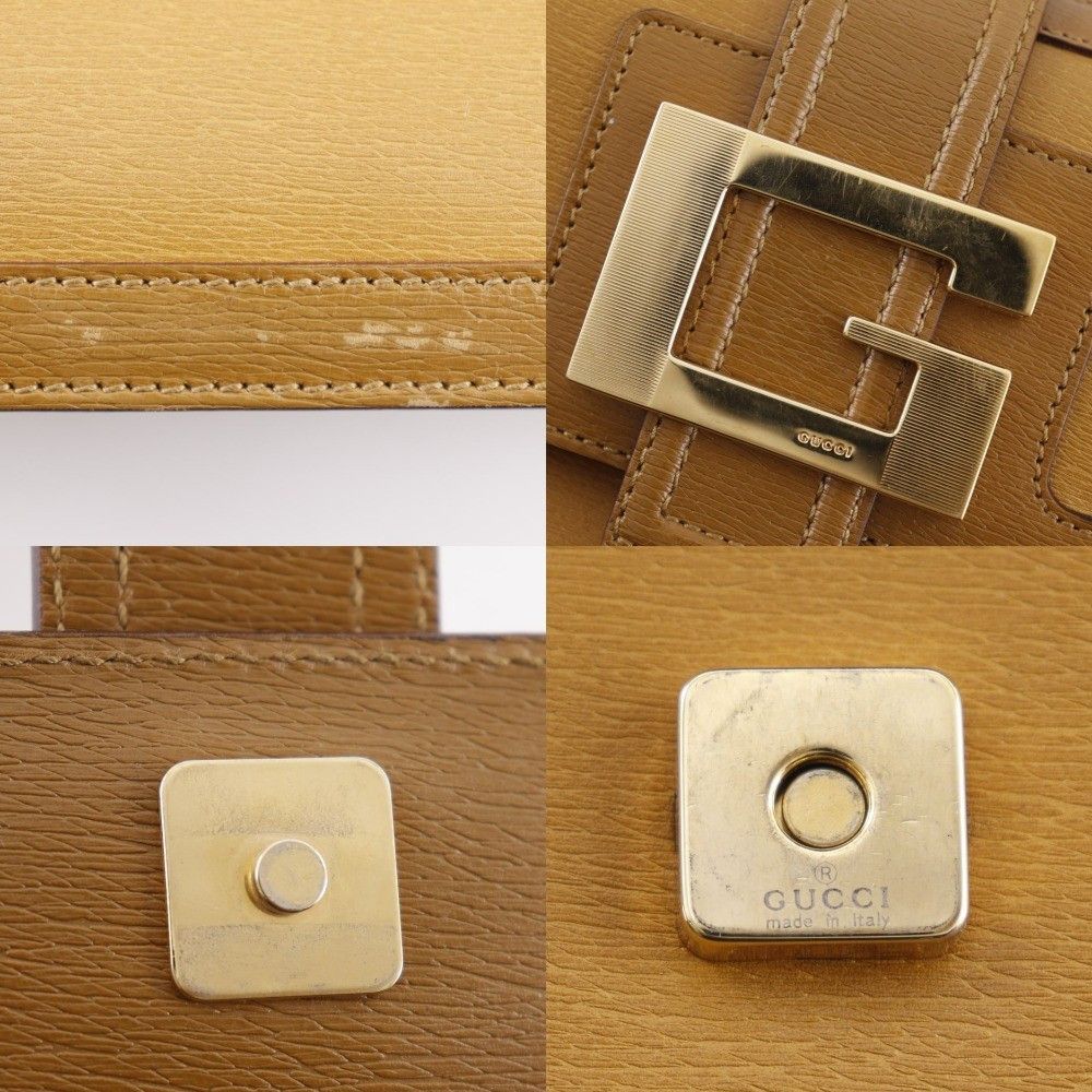 Gucci Gucci Interlocking G Buckle Messenger Bag Leather Size ONE SIZE - 7 Thumbnail