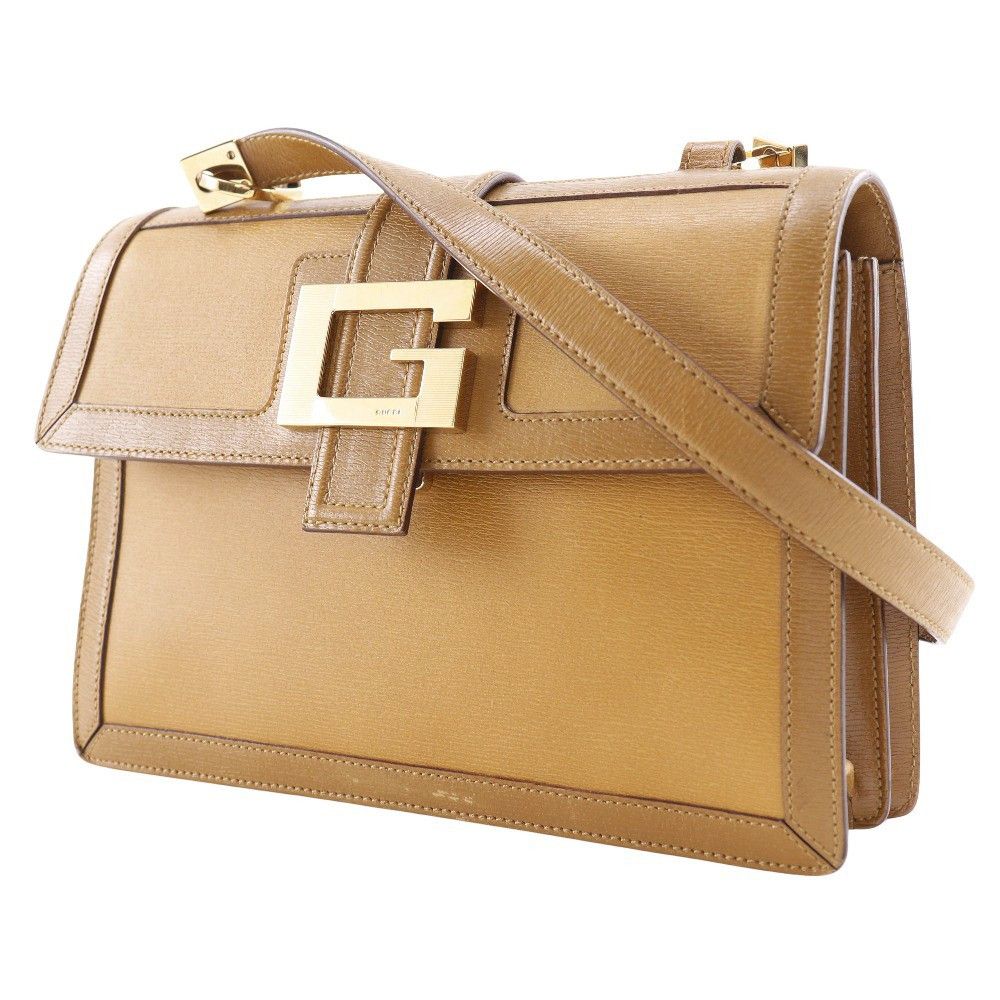 Gucci Gucci Interlocking G Buckle Messenger Bag Leather Size ONE SIZE - 3 Thumbnail