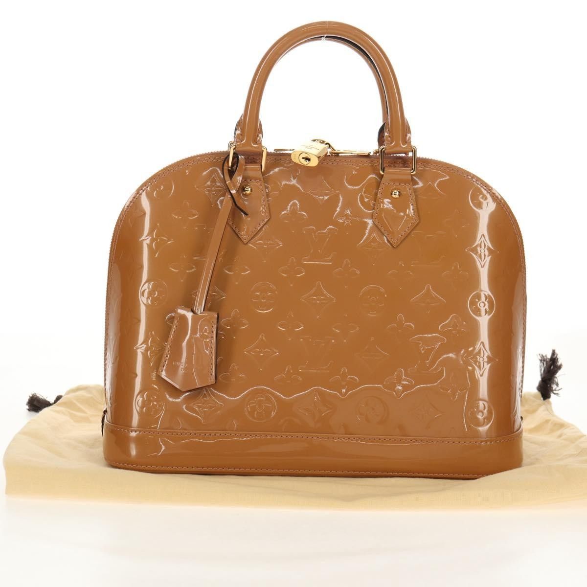 Louis Vuitton Louis Vuitton Alma Handbag Monogram Vernis Size ONE SIZE - 15 Thumbnail