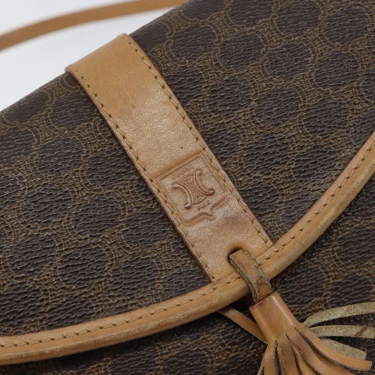 Celine Celine Vintage Macadam Canvas and Leather Size ONE SIZE - 20 Thumbnail