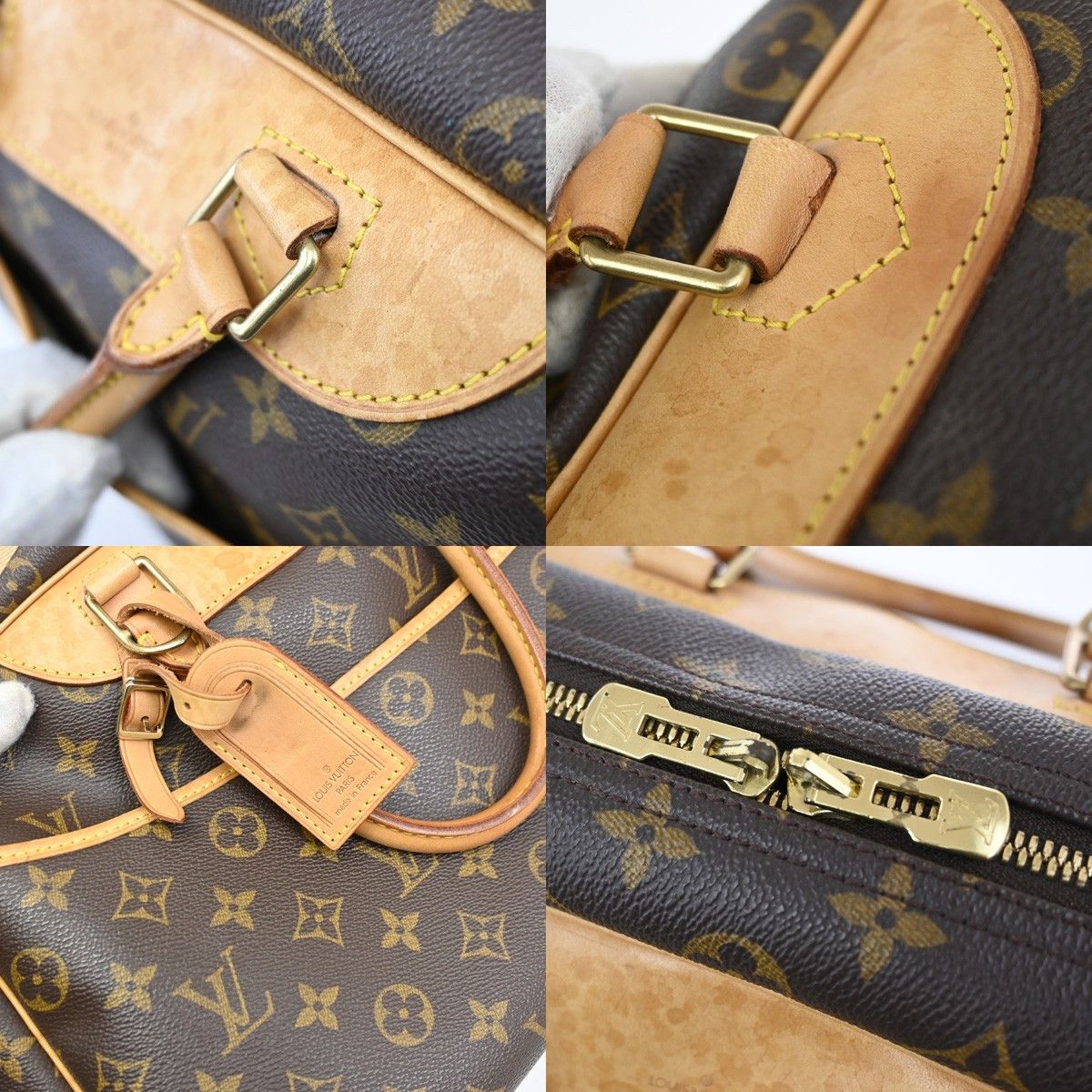 Louis Vuitton Louis Vuitton Deauville Handbag Monogram Canvas Size ONE SIZE - 10 Thumbnail