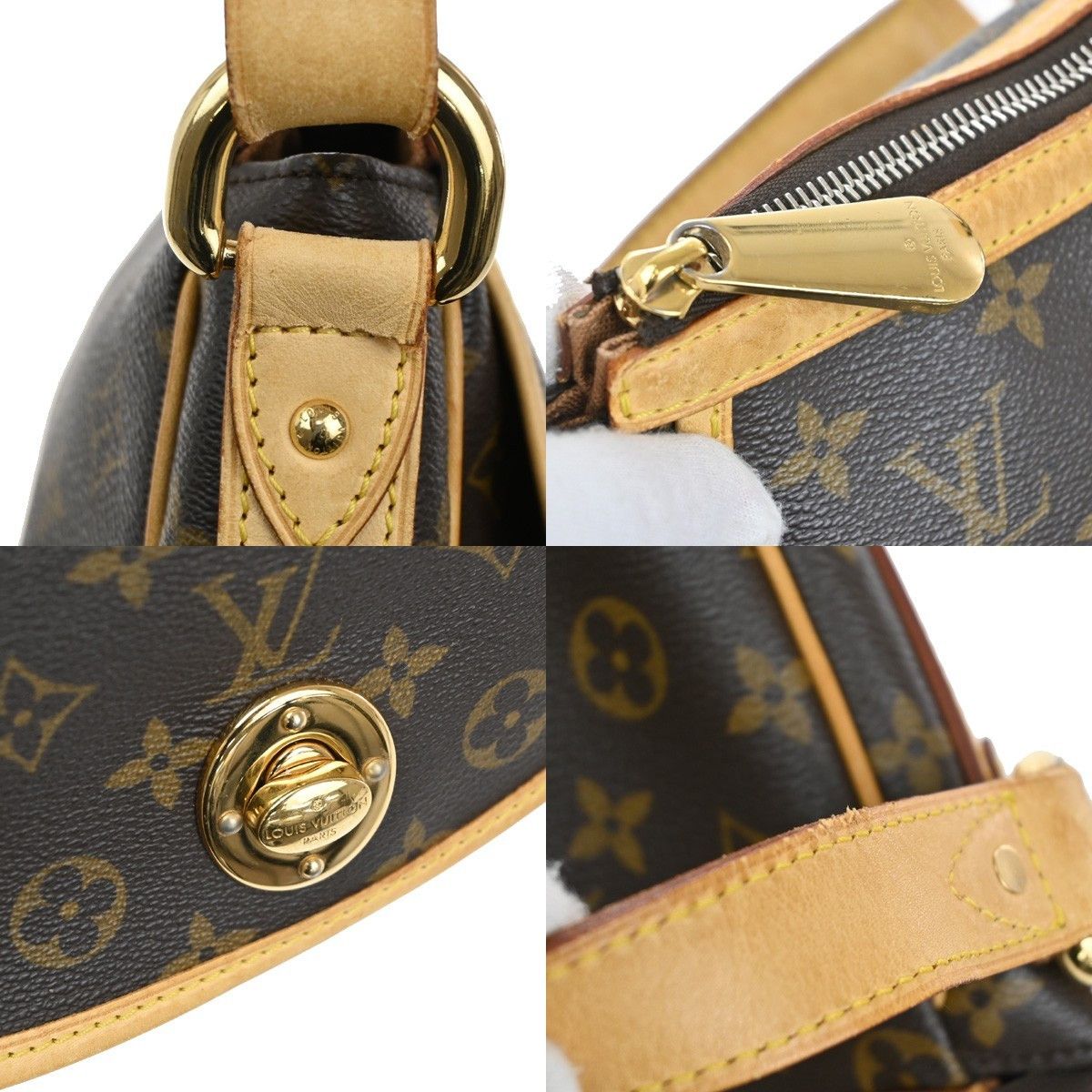 Louis Vuitton Louis Vuitton Tulum Handbag Monogram Canvas Size ONE SIZE - 10 Thumbnail