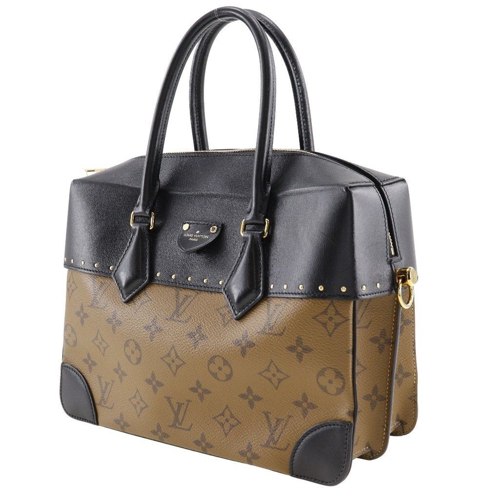 Louis Vuitton Louis Vuitton City Malle Handbag Reverse Monogram Canvas and Leather Size ONE SIZE - 7 Thumbnail
