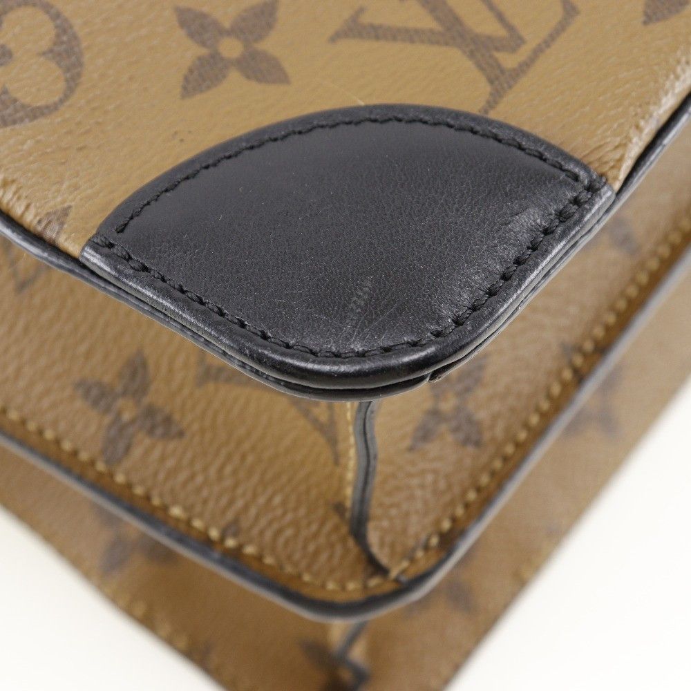 Louis Vuitton Louis Vuitton City Malle Handbag Reverse Monogram Canvas and Leather Size ONE SIZE - 6 Thumbnail