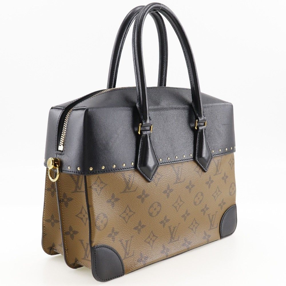 Louis Vuitton Louis Vuitton City Malle Handbag Reverse Monogram Canvas and Leather Size ONE SIZE - 2 Thumbnail