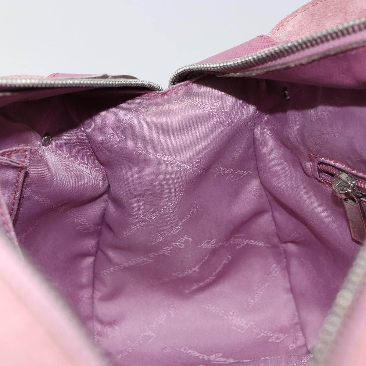 Salvatore Ferragamo Salvatore Ferragamo Gancini handbag Suede Size ONE SIZE - 21 Thumbnail