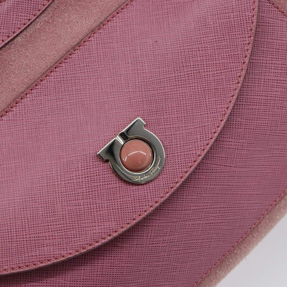 Salvatore Ferragamo Salvatore Ferragamo Gancini handbag Suede Size ONE SIZE - 12 Thumbnail