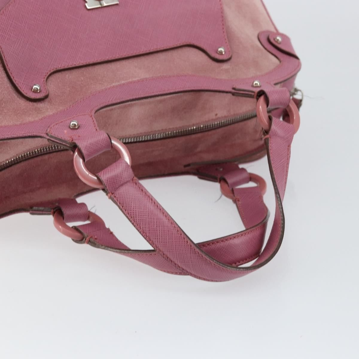 Salvatore Ferragamo Salvatore Ferragamo Gancini handbag Suede Size ONE SIZE - 7 Thumbnail