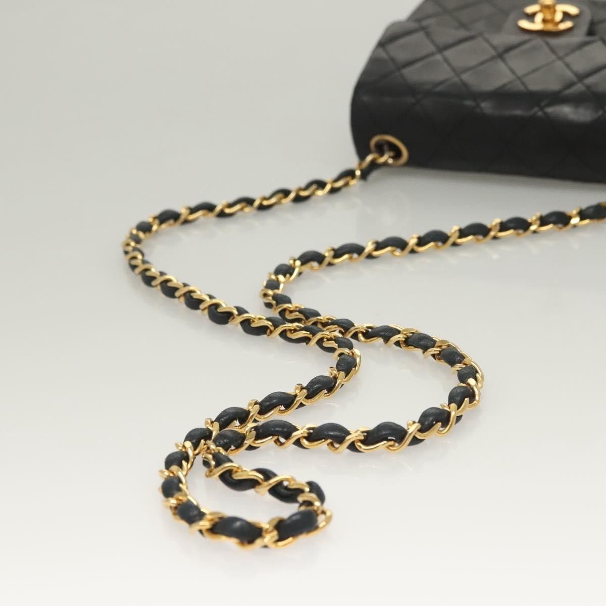 Chanel Chanel Vintage Square Classic Single Flap Bag Quilted Lambskin Size ONE SIZE - 7 Thumbnail