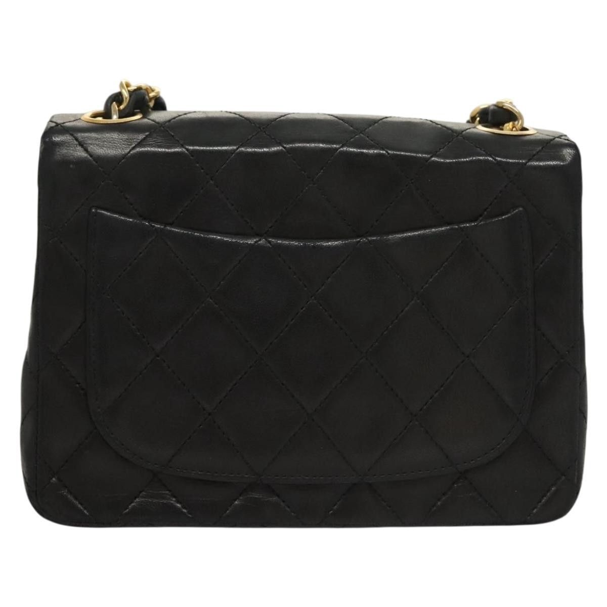 Chanel Chanel Vintage Square Classic Single Flap Bag Quilted Lambskin Size ONE SIZE - 2 Thumbnail