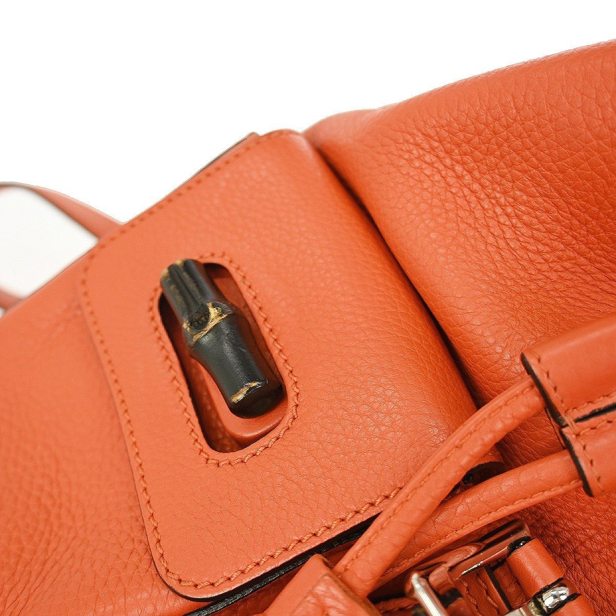 Gucci Gucci Bamboo Tassel Backpack Leather Size ONE SIZE - 10 Thumbnail