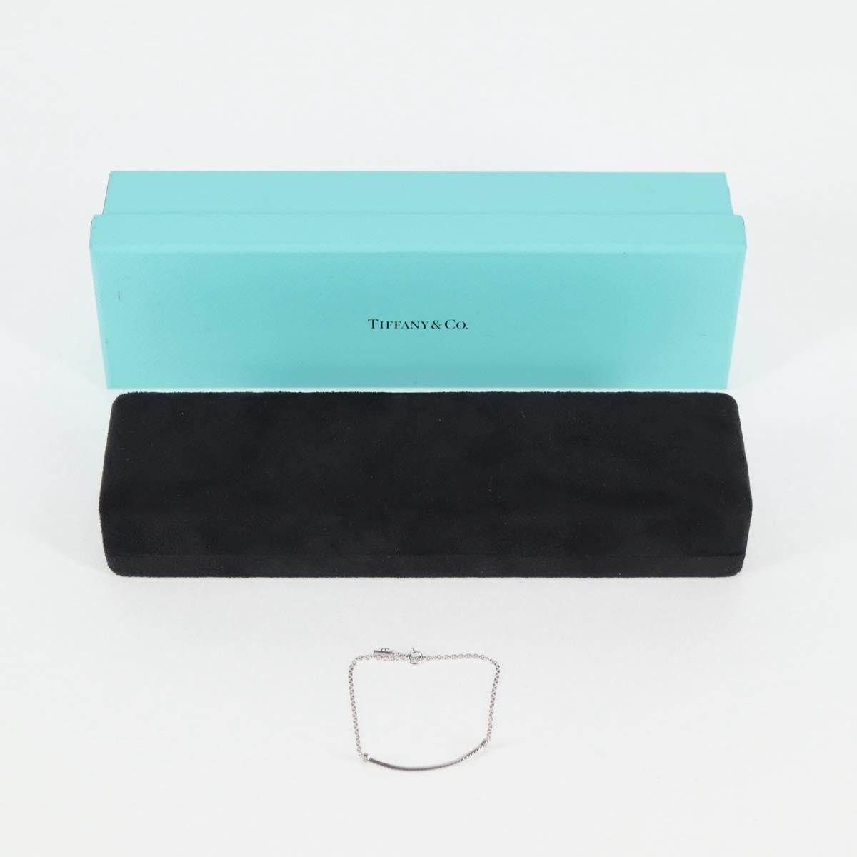 Tiffany & Co. Tiffany & Co. T Smile Chain Bracelet 18K White Gold Size ONE SIZE - 5 Thumbnail