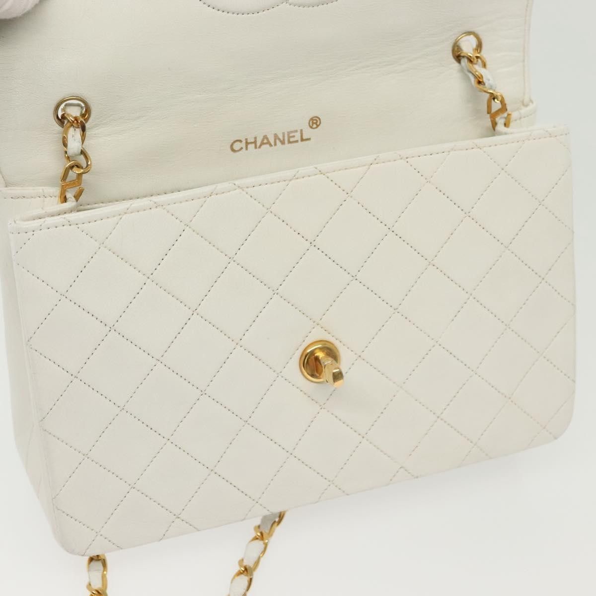Chanel Chanel Chain Flap Shoulder Bag Quilted Lambskin Size ONE SIZE - 14 Thumbnail