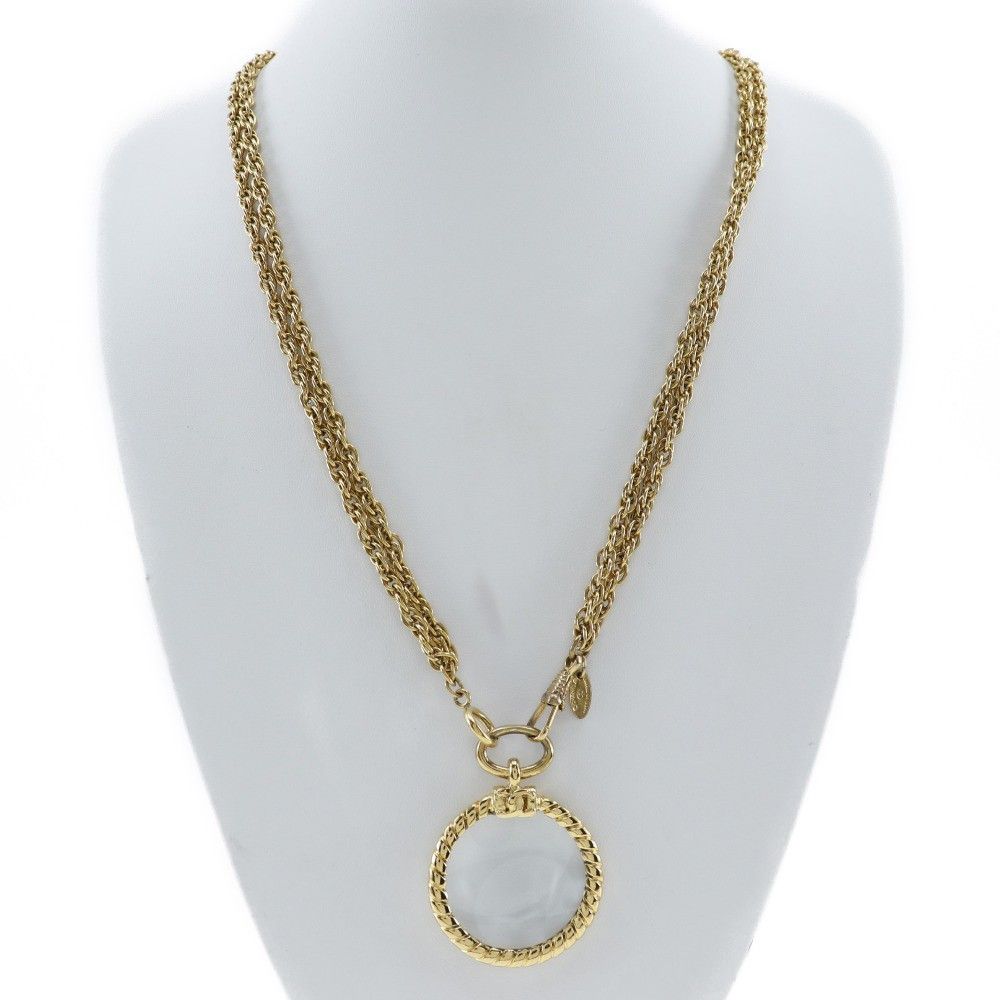 Chanel Chanel Vintage Double CC Pendant Metal Size ONE SIZE - 5 Thumbnail