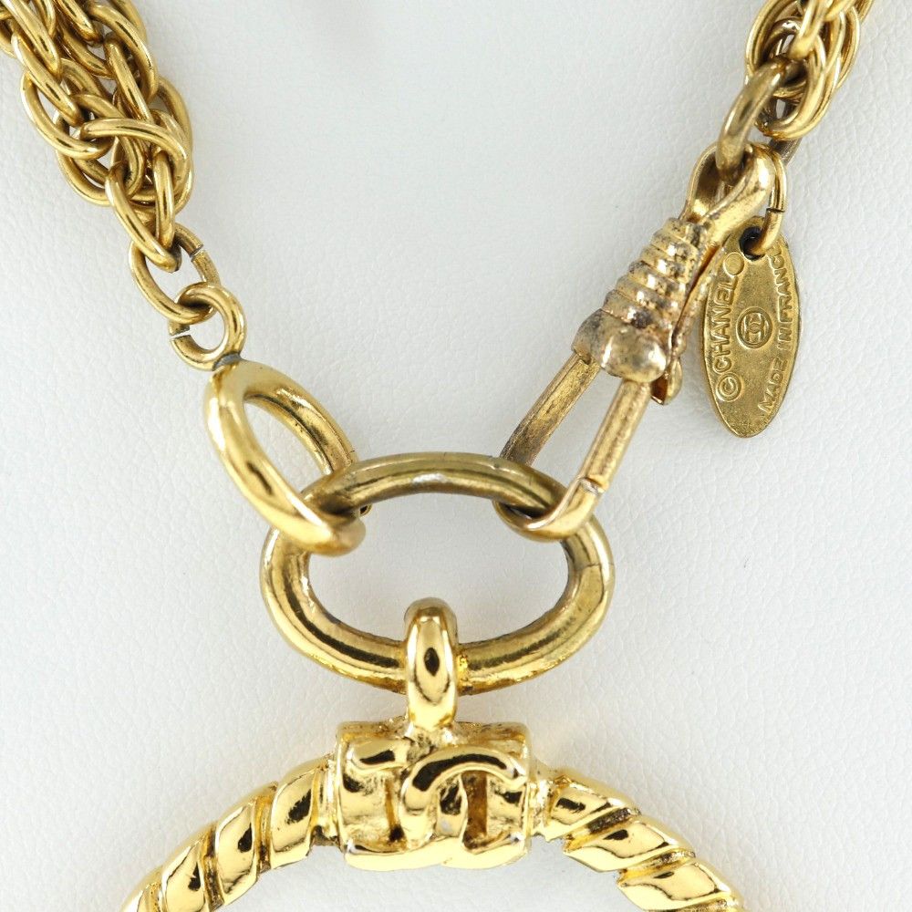 Chanel Chanel Vintage Double CC Pendant Metal Size ONE SIZE - 6 Thumbnail