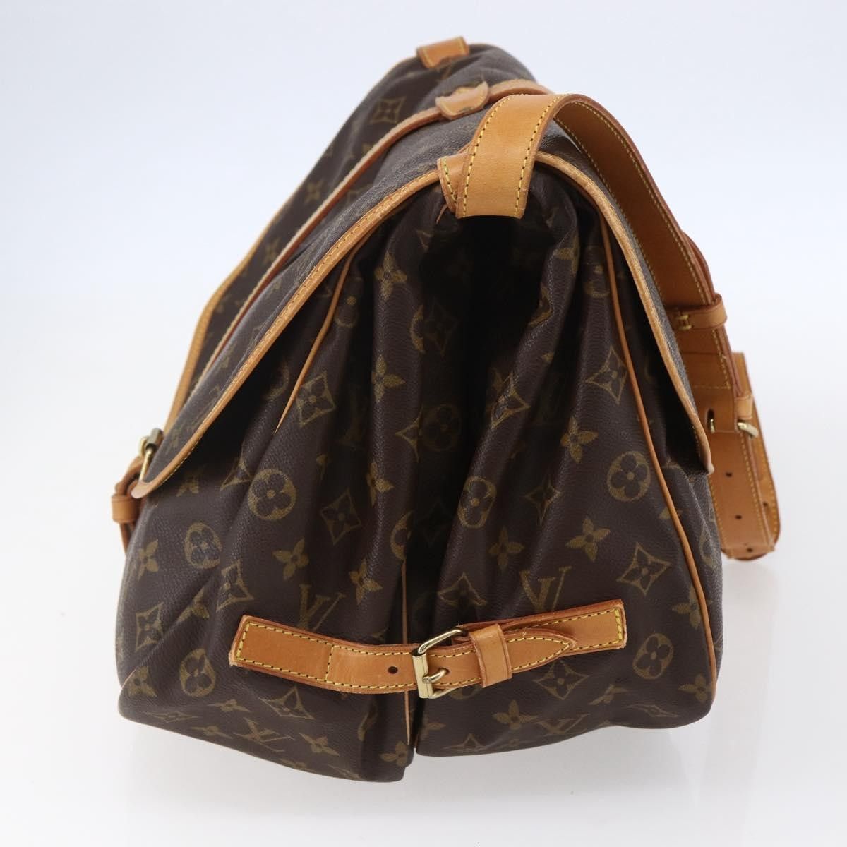 Louis Vuitton Louis Vuitton Saumur Handbag Monogram Canvas Size ONE SIZE - 4 Thumbnail