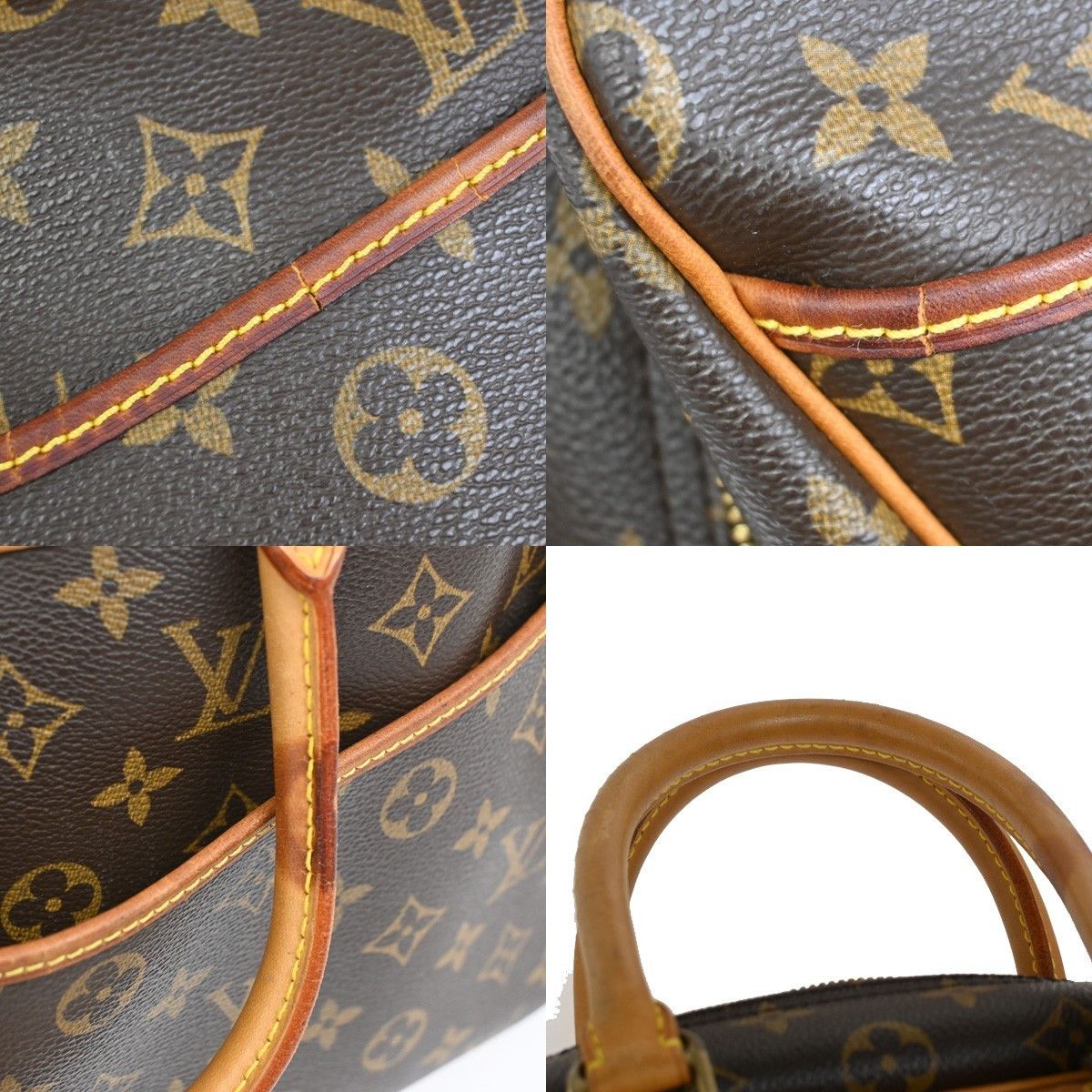 Louis Vuitton Louis Vuitton Deauville Handbag Monogram Canvas Size ONE SIZE - 12 Thumbnail