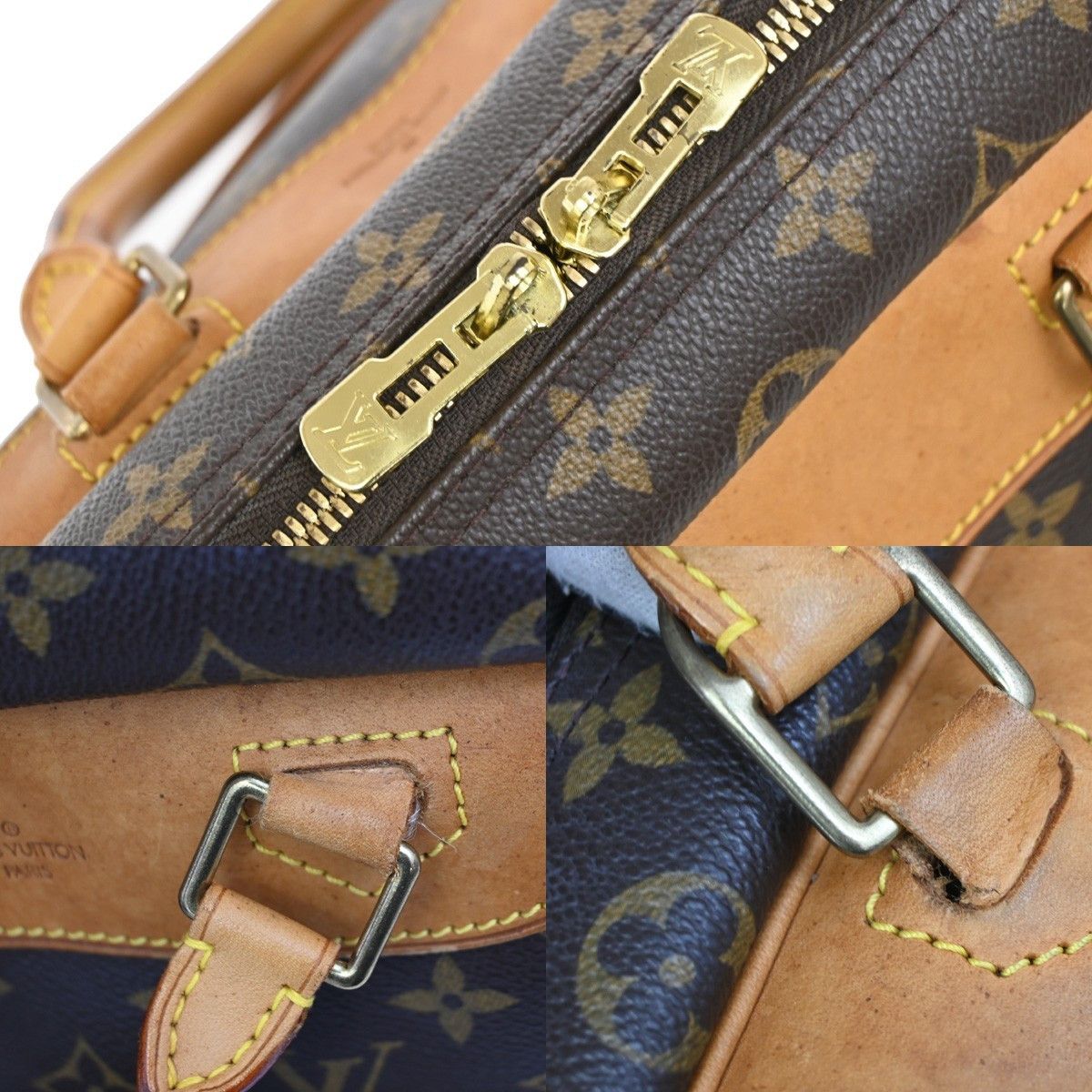 Louis Vuitton Louis Vuitton Deauville Handbag Monogram Canvas Size ONE SIZE - 10 Thumbnail