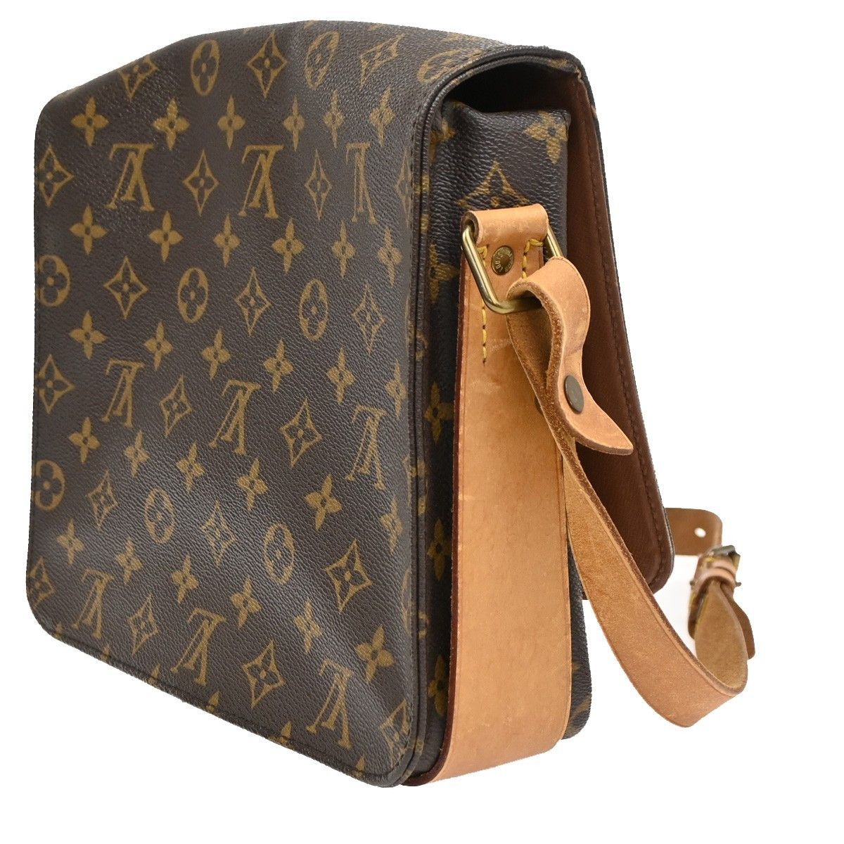 Louis Vuitton Louis Vuitton Cartouchiere Handbag Monogram Canvas Size ONE SIZE - 4 Thumbnail