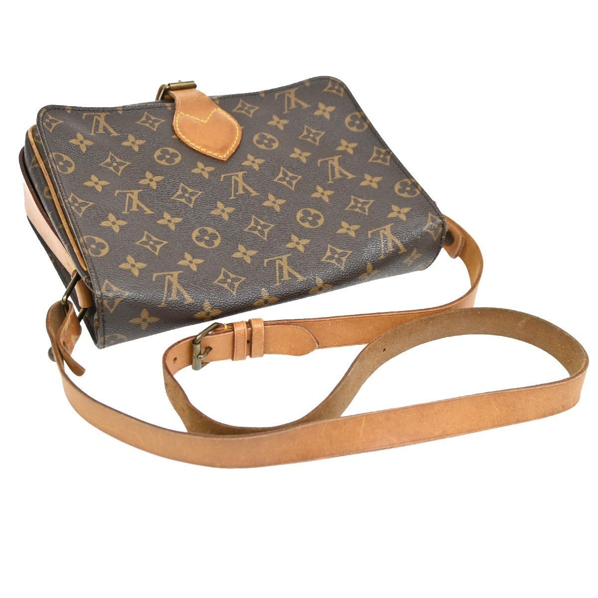 Louis Vuitton Louis Vuitton Cartouchiere Handbag Monogram Canvas Size ONE SIZE - 8 Thumbnail