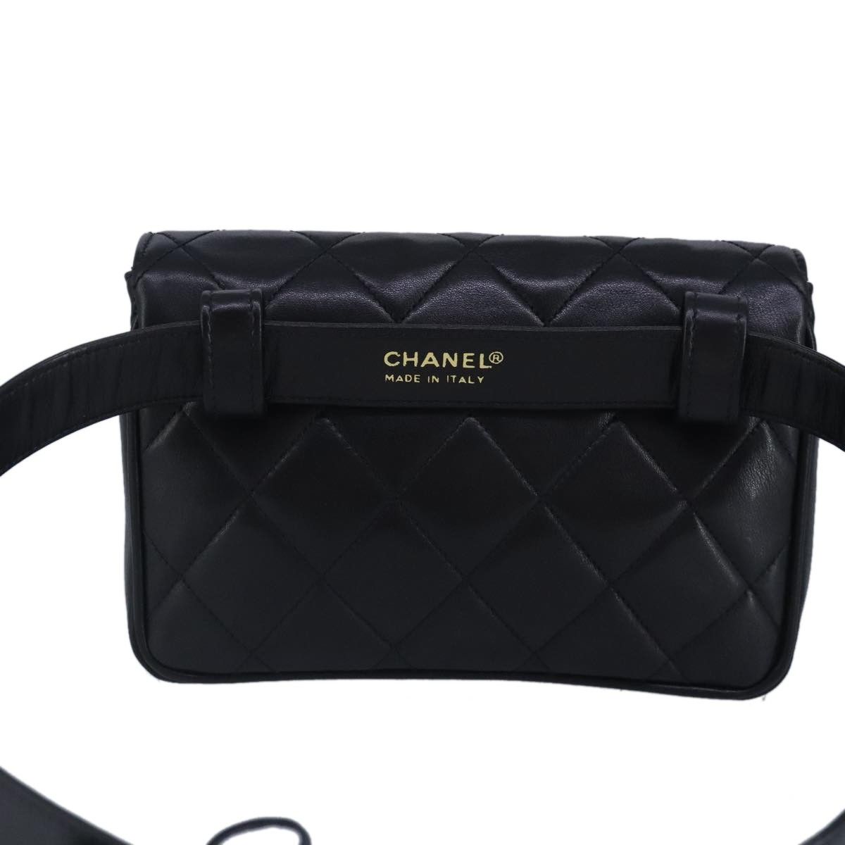 Chanel Chanel Vintage CC Flap Waist Bag Quilted Leather Size ONE SIZE - 2 Thumbnail