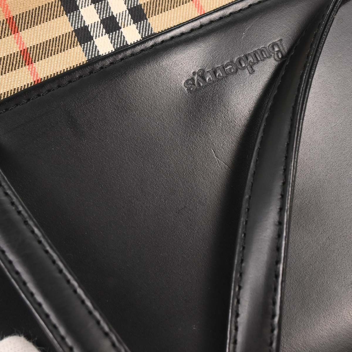 Burberry Burberry Nova Check Handbag Nova Check Canvas and leather Size ONE SIZE - 4 Thumbnail